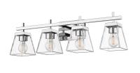 Four Light Vanity by Z-Lite - Lauren Collection, Chrome Finish - 819-4V-CH