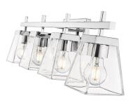 Four Light Vanity by Z-Lite - Lauren Collection, Chrome Finish - 819-4V-CH