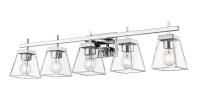 Five Light Vanity by Z-Lite - Lauren Collection, Chrome Finish - 819-5V-CH