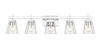 Five Light Vanity by Z-Lite - Lauren Collection, Chrome Finish - 819-5V-CH