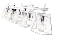 Five Light Vanity by Z-Lite - Lauren Collection, Chrome Finish - 819-5V-CH