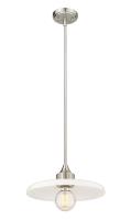 One Light Pendant by Z-Lite - Paloma Collection, Brushed Nickel Finish - 820P14-BN