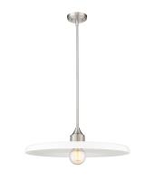 One Light Pendant by Z-Lite - Paloma Collection, Brushed Nickel Finish - 820P24-BN