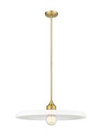 One Light Pendant by Z-Lite - Paloma Collection, Olde Brass Finish - 820P24-OBR