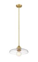 One Light Pendant by Z-Lite - Paloma Collection, Olde Brass Finish - 821P14-OBR