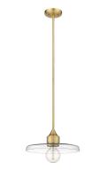 One Light Pendant by Z-Lite - Paloma Collection, Olde Brass Finish - 821P14-OBR
