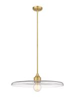 One Light Pendant by Z-Lite - Paloma Collection, Olde Brass Finish - 821P24-OBR
