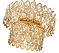 Five Light Pendant by Z-Lite - Dealey Collection, Heirloom Brass Finish - 822P15-HB