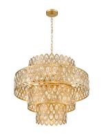 13 Light Chandelier by Z-Lite - Dealey Collection, Heirloom Brass Finish - 822P26-HB