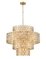 13 Light Chandelier by Z-Lite - Dealey Collection, Heirloom Brass Finish - 822P26-HB