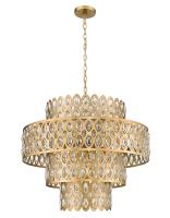 13 Light Chandelier by Z-Lite - Dealey Collection, Heirloom Brass Finish - 822P26-HB