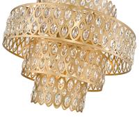 13 Light Chandelier by Z-Lite - Dealey Collection, Heirloom Brass Finish - 822P26-HB