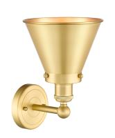 One Light Wall Sconce by Innovations - Edison Collection, Satin Gold Finish - 616-1W-SG-M13-SG