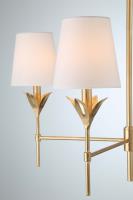 Four Light Chandelier by Crystorama - Broche Collection, Antique Gold Finish - 534-GA