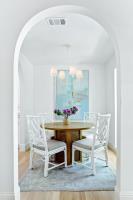 Four Light Chandelier by Crystorama - Broche Collection, Matte White Finish - 534-MT