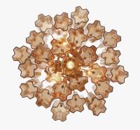 Four Light Chandelier by Crystorama - Addis Collection, Aged Brass Finish - ADD-300-AG-AM