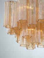 Four Light Semi Flush Mount by Crystorama - Addis Collection, Aged Brass Finish - ADD-300-AG-AM_CEILING