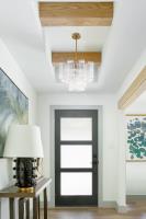 Four Light Chandelier by Crystorama - Addis Collection, Aged Brass Finish - ADD-300-AG-CL