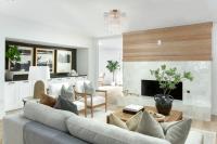 Four Light Semi Flush Mount by Crystorama - Addis Collection, Aged Brass Finish - ADD-300-AG-CL_CEILING