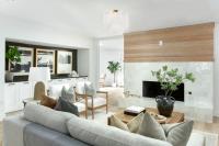 Four Light Semi Flush Mount by Crystorama - Addis Collection, Aged Brass Finish - ADD-300-AG-WH_CEILING