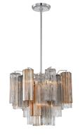 Four Light Chandelier by Crystorama - Addis Collection, Polished Chrome Finish - ADD-300-CH-AU