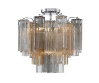 Four Light Semi Flush Mount by Crystorama - Addis Collection, Polished Chrome Finish - ADD-300-CH-AU_CEILING