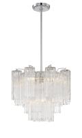 Four Light Chandelier by Crystorama - Addis Collection, Polished Chrome Finish - ADD-300-CH-CL