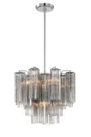Four Light Chandelier by Crystorama - Addis Collection, Polished Chrome Finish - ADD-300-CH-SM