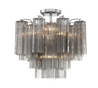 Four Light Semi Flush Mount by Crystorama - Addis Collection, Polished Chrome Finish - ADD-300-CH-SM_CEILING