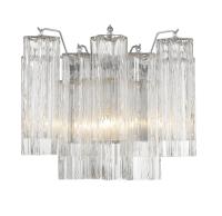 Two Light Wall Sconce by Crystorama - Addis Collection, Polished Chrome Finish - ADD-302-CH-CL