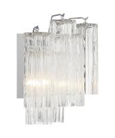 Two Light Wall Sconce by Crystorama - Addis Collection, Polished Chrome Finish - ADD-302-CH-CL