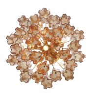Six Light Chandelier by Crystorama - Addis Collection, Aged Brass Finish - ADD-306-AG-AM