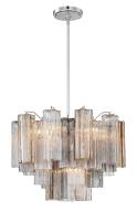 Six Light Chandelier by Crystorama - Addis Collection, Polished Chrome Finish - ADD-306-CH-AU