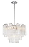 Six Light Chandelier by Crystorama - Addis Collection, Polished Chrome Finish - ADD-306-CH-CL