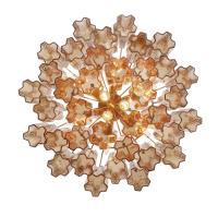 Nine Light Chandelier by Crystorama - Addis Collection, Aged Brass Finish - ADD-308-AG-AM