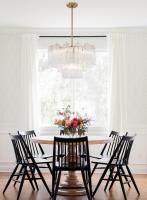 Nine Light Chandelier by Crystorama - Addis Collection, Aged Brass Finish - ADD-308-AG-CL
