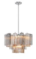 Nine Light Chandelier by Crystorama - Addis Collection, Polished Chrome Finish - ADD-308-CH-AU