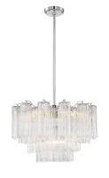 Nine Light Chandelier by Crystorama - Addis Collection, Polished Chrome Finish - ADD-308-CH-CL