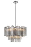 Nine Light Chandelier by Crystorama - Addis Collection, Polished Chrome Finish - ADD-308-CH-SM