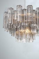 Nine Light Chandelier by Crystorama - Addis Collection, Polished Chrome Finish - ADD-308-CH-SM