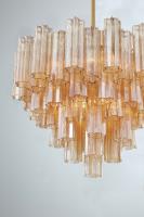 12 Light Chandelier by Crystorama - Addis Collection, Aged Brass Finish - ADD-312-AG-AM