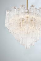 12 Light Chandelier by Crystorama - Addis Collection, Aged Brass Finish - ADD-312-AG-CL