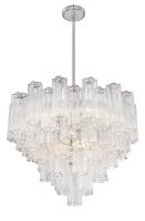12 Light Chandelier by Crystorama - Addis Collection, Polished Chrome Finish - ADD-312-CH-CL