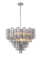 12 Light Chandelier by Crystorama - Addis Collection, Polished Chrome Finish - ADD-312-CH-SM