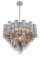 12 Light Chandelier by Crystorama - Addis Collection, Polished Chrome Finish - ADD-312-CH-SM