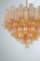 16 Light Chandelier by Crystorama - Addis Collection, Aged Brass Finish - ADD-316-AG-AM