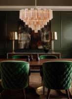 16 Light Chandelier by Crystorama - Addis Collection, Aged Brass Finish - ADD-316-AG-AM