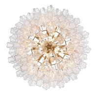 16 Light Chandelier by Crystorama - Addis Collection, Aged Brass Finish - ADD-316-AG-CL