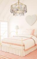 One Light Pendant by Crystorama - Elsa Collection, Antique Gold Finish - ELS-7100-GA