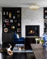 Four Light Semi Flush Mount by Crystorama - Farris Collection, Aged Brass Finish - FAR-6000-AG